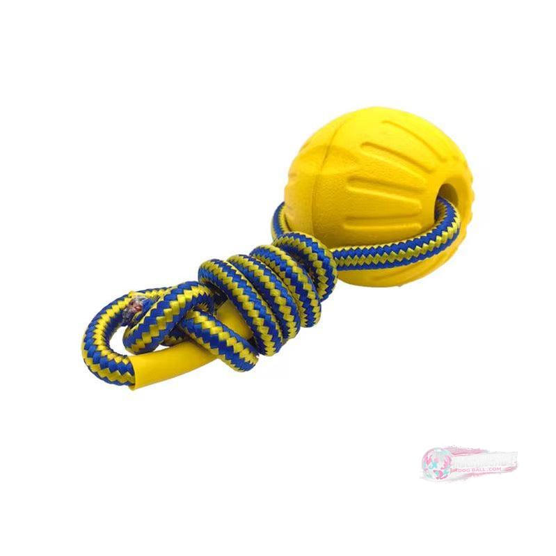Classic Indestructible Dog Ball On Rope